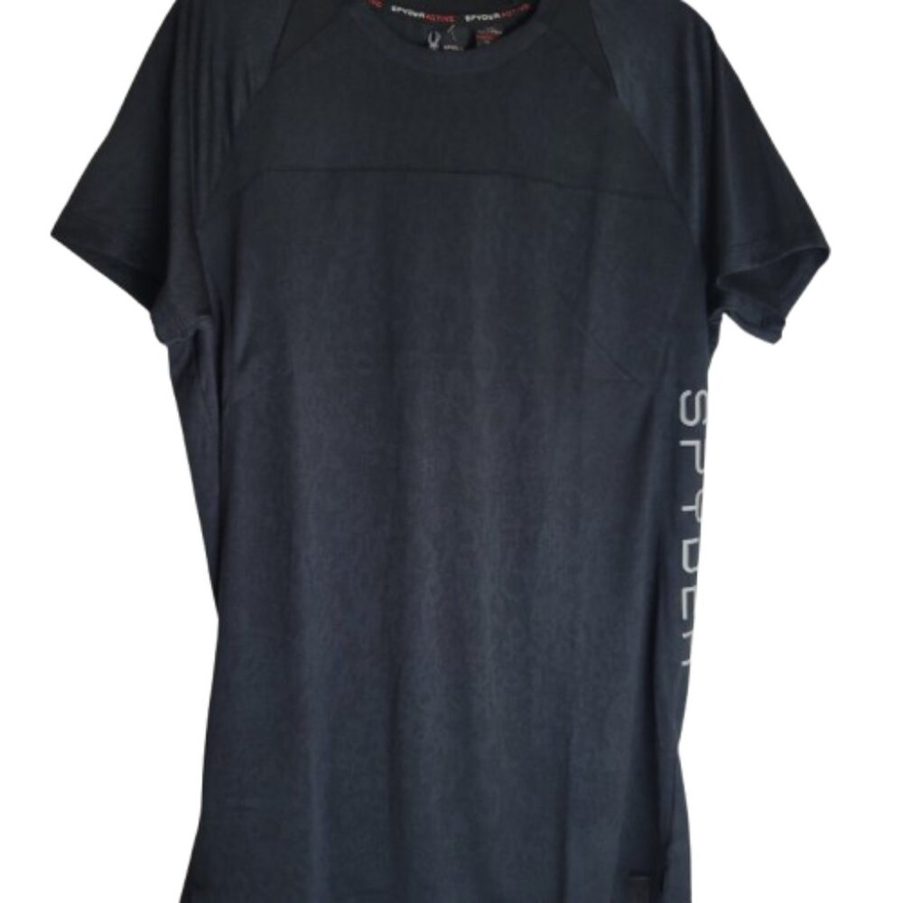 Spyder Active Performance Training Shirt Large Bl… - image 2